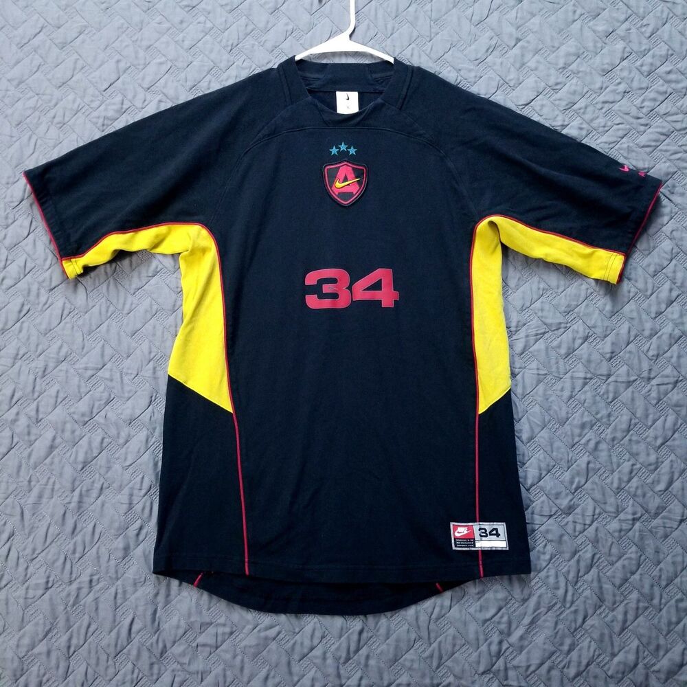 Nike x AMBUSH Jersey Top Men's Medium Black Short‎ Sleeve Pullover Dark